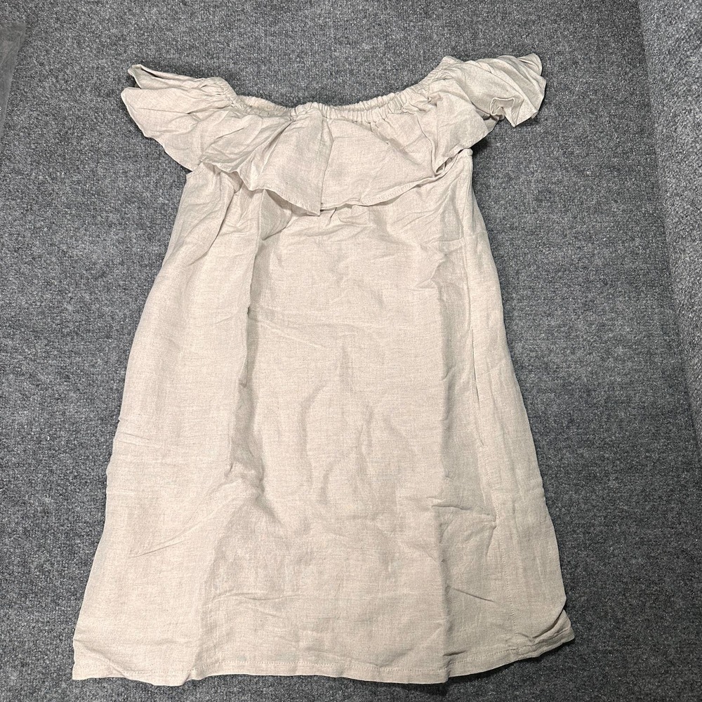 TOMMY BAHAMA ST. LUCIA OTS RUFFLE DRESS TSW51030C 4311-TWILL XS NEW